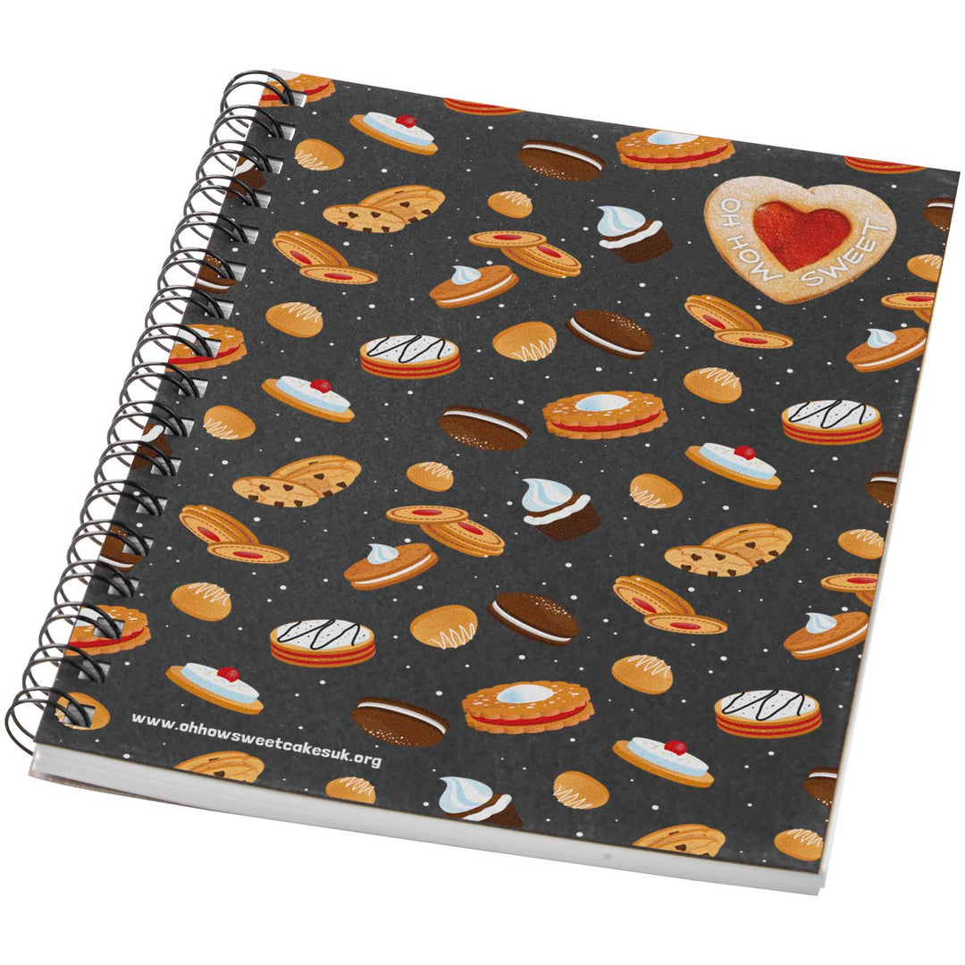 Desk-Mate® A6 farvet spiralnotesbog