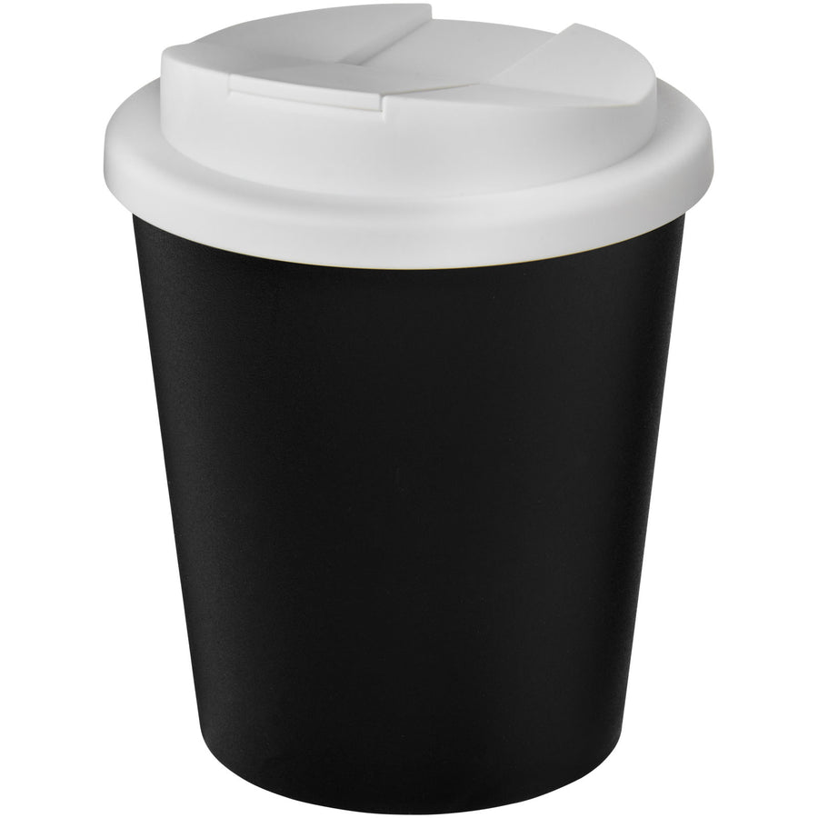 Americano® Espresso Eco 250 ml krus med spildsikkert låg, fremstillet af genanvendte materialer