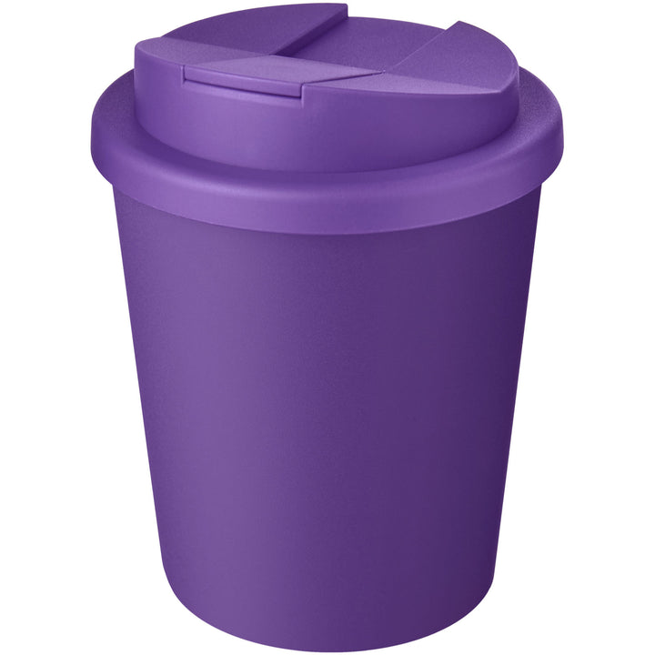 Americano® Espresso Eco 250 ml krus med spildsikkert låg, fremstillet af genanvendte materialer