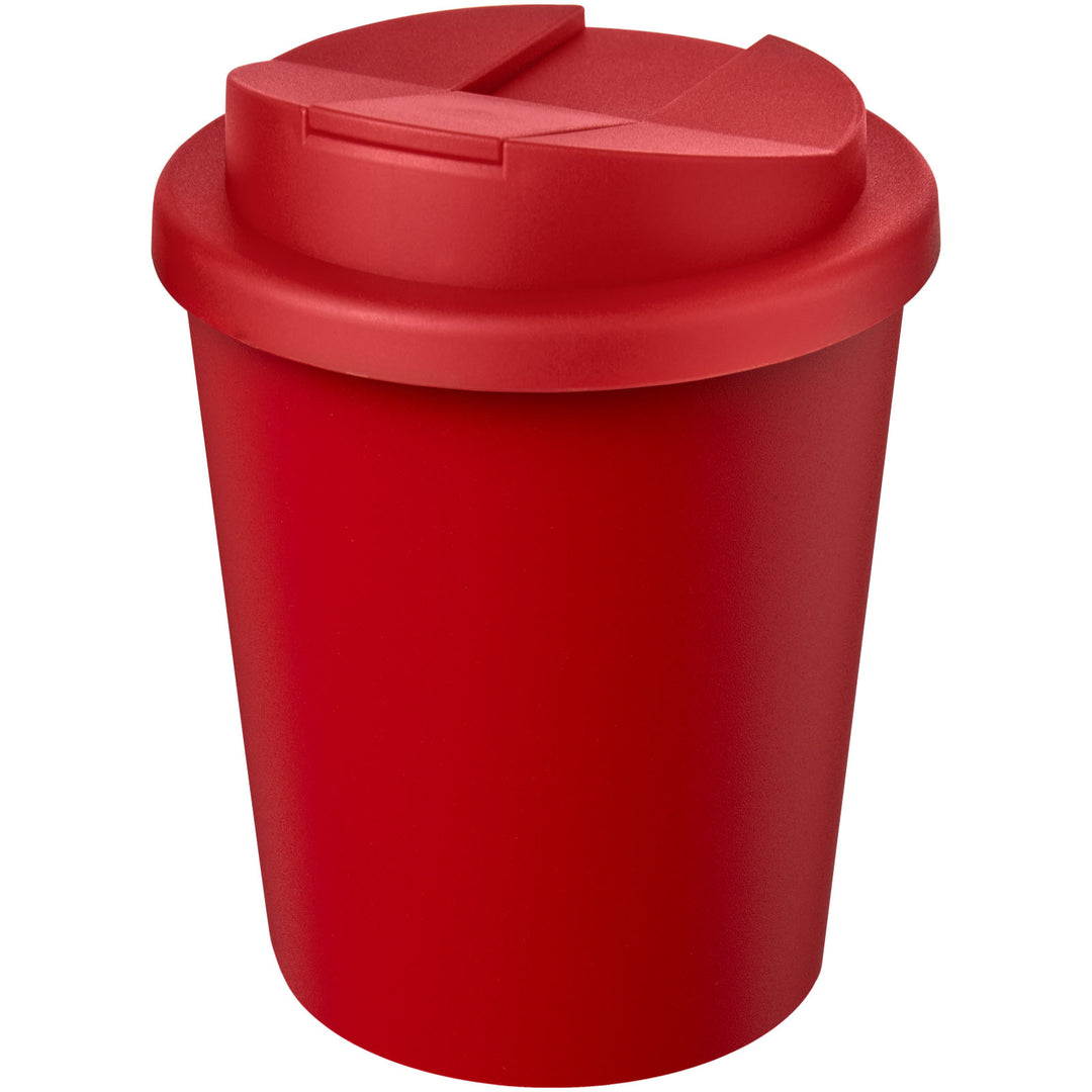 Americano® Espresso Eco 250 ml krus med spildsikkert låg, fremstillet af genanvendte materialer