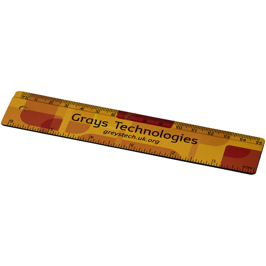 Terran 15 cm lineal af 100% genbrugsplast