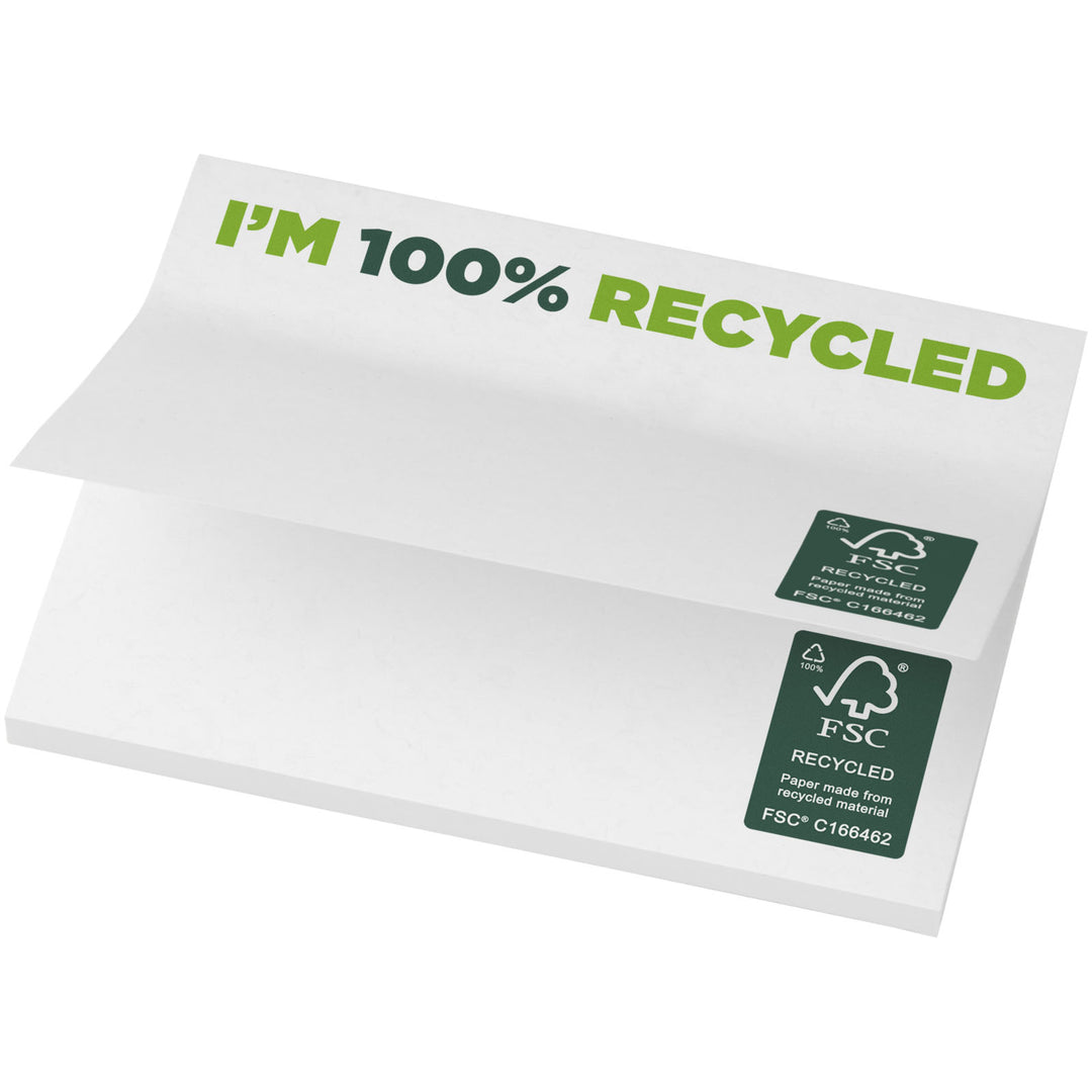 Sticky-Mate®  sticky notes 100 x 75 mm genbrugspapir