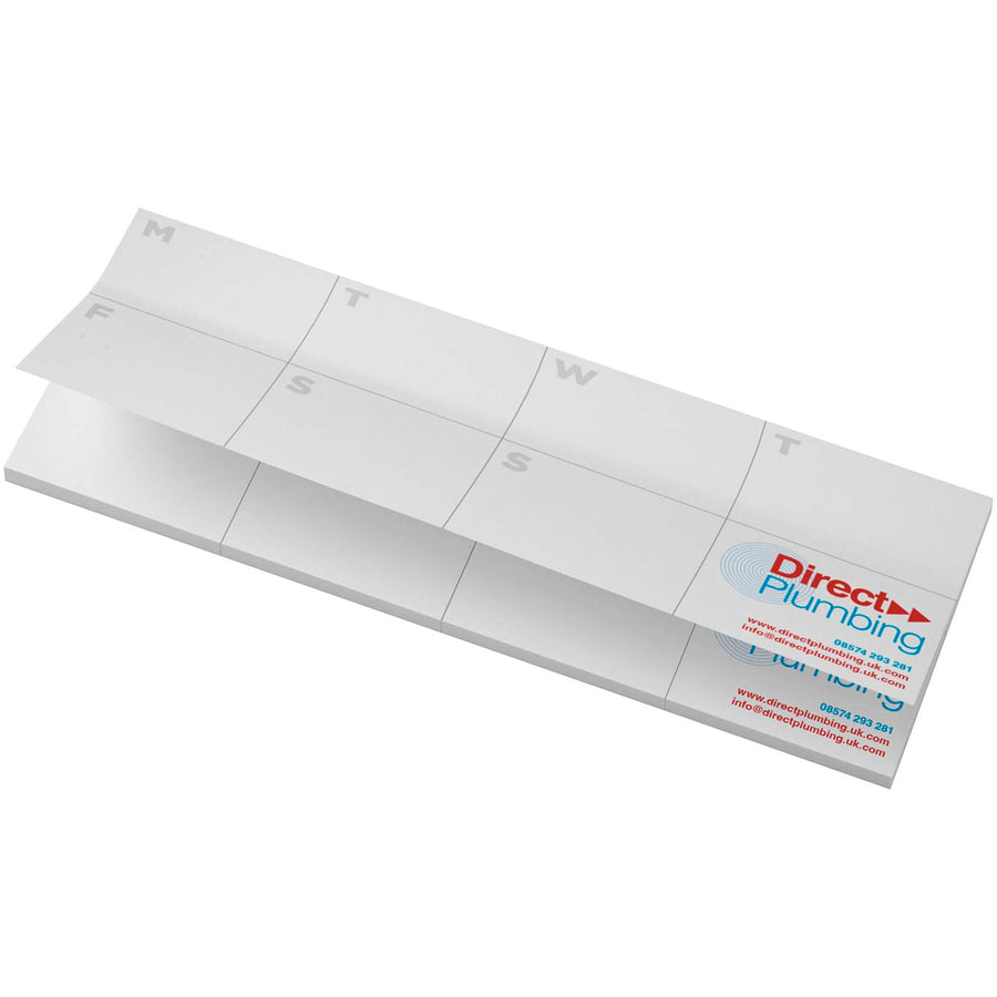 Sticky-Mate® genvenden sticky notes med påtrykt kalender