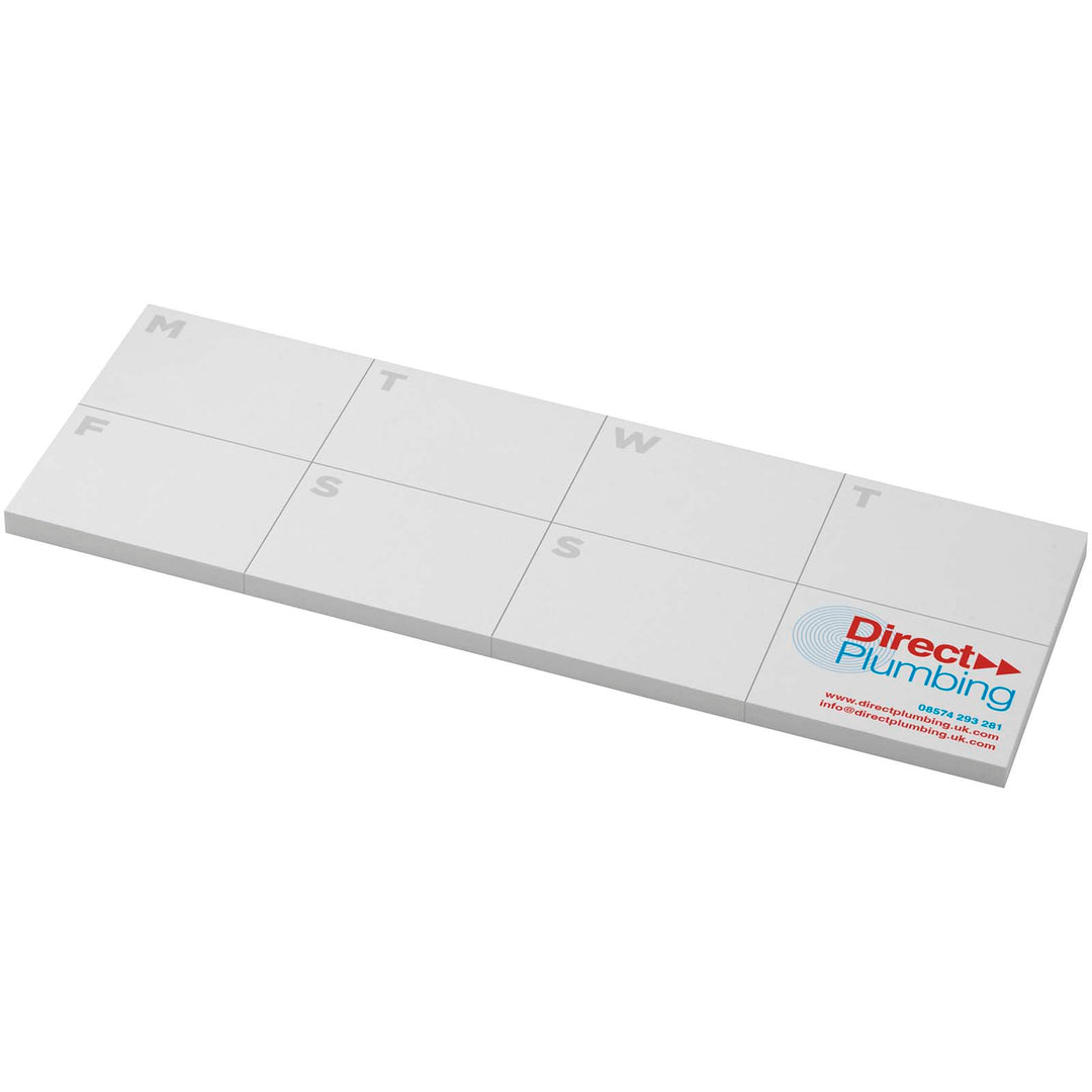 Sticky-Mate® genvenden sticky notes med påtrykt kalender
