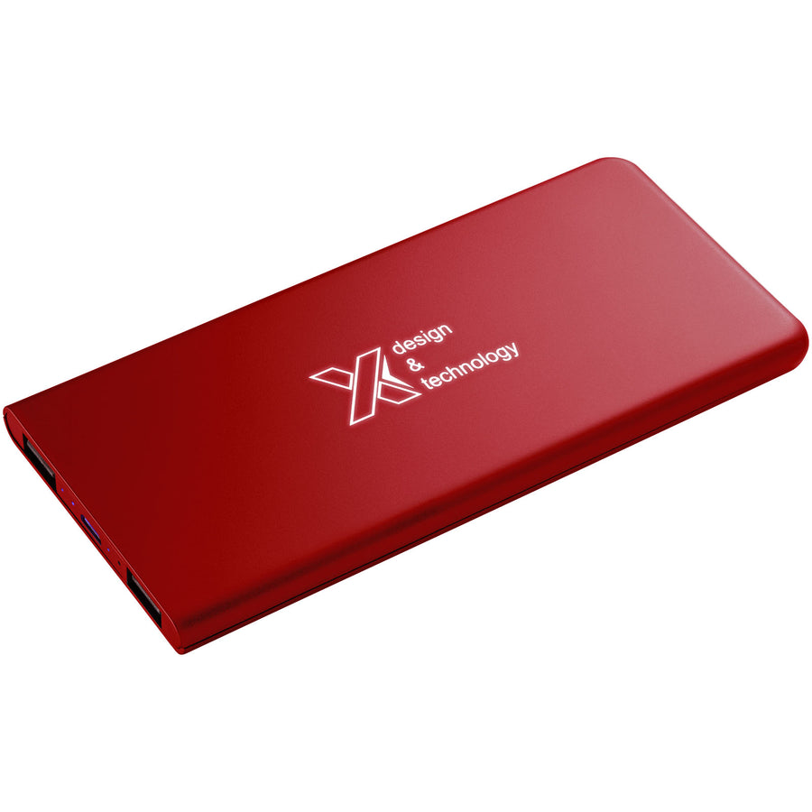 SCX.design P15 5000 mAh powerbank  med lysende logo