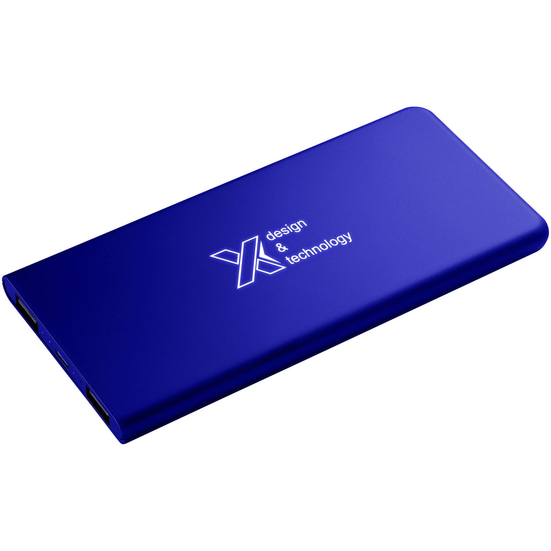 SCX.design P15 5000 mAh powerbank  med lysende logo