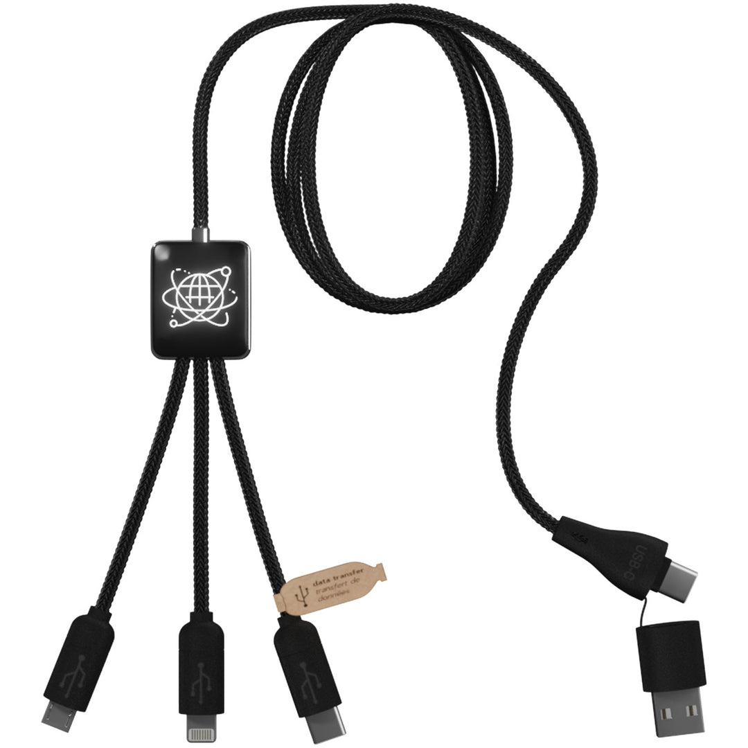 SCX.design C45 5-i-1 rPET laderkabel med dataoverførsel