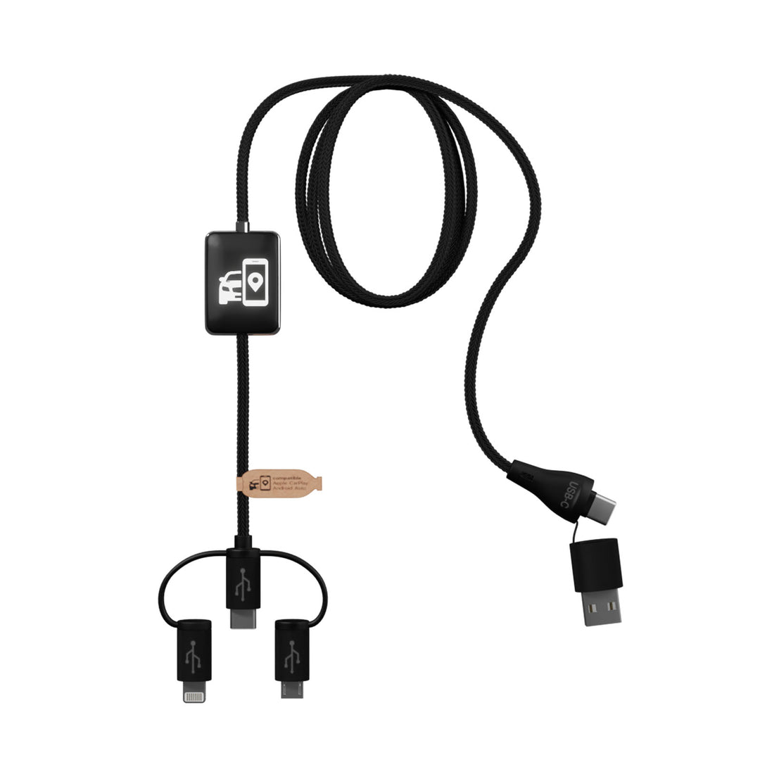 SCX.design C48 CarPlay 5-i-1 opladningsskabel