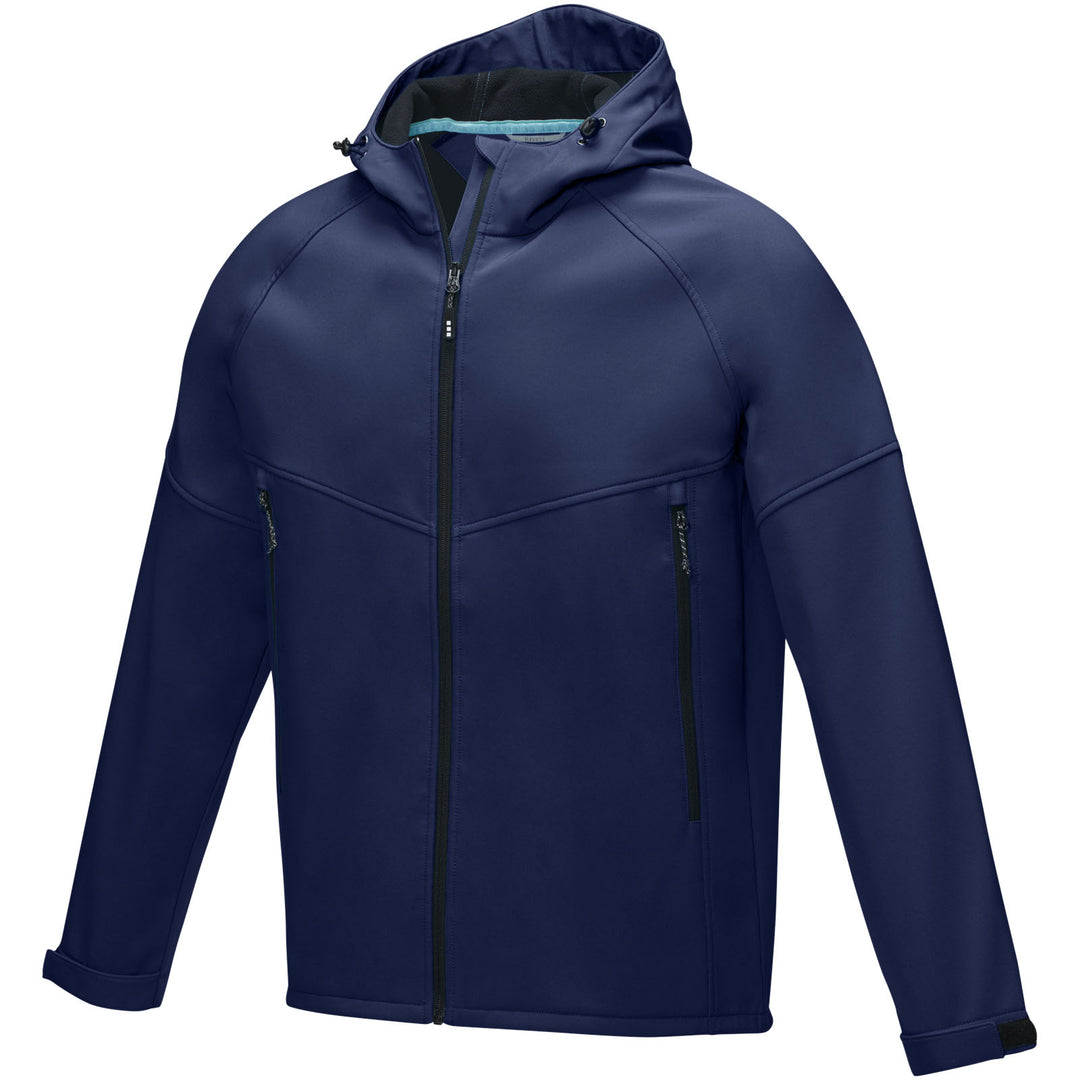 Coltan softshell GRS-jakke fremstillet af genanvendte materialer til mænd