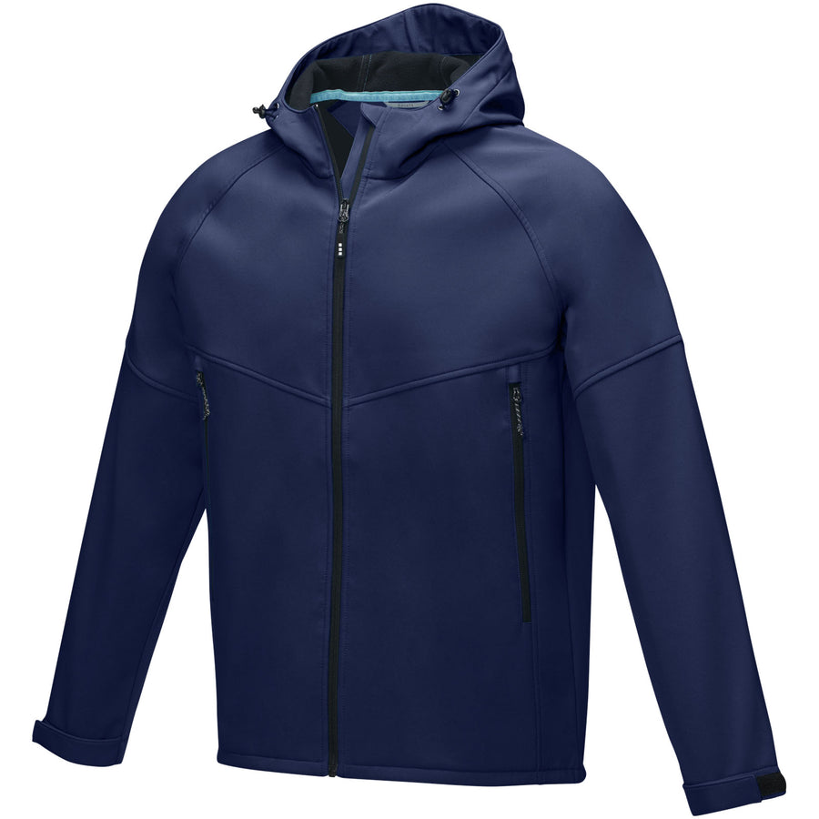 Coltan softshell GRS-jakke fremstillet af genanvendte materialer til mænd