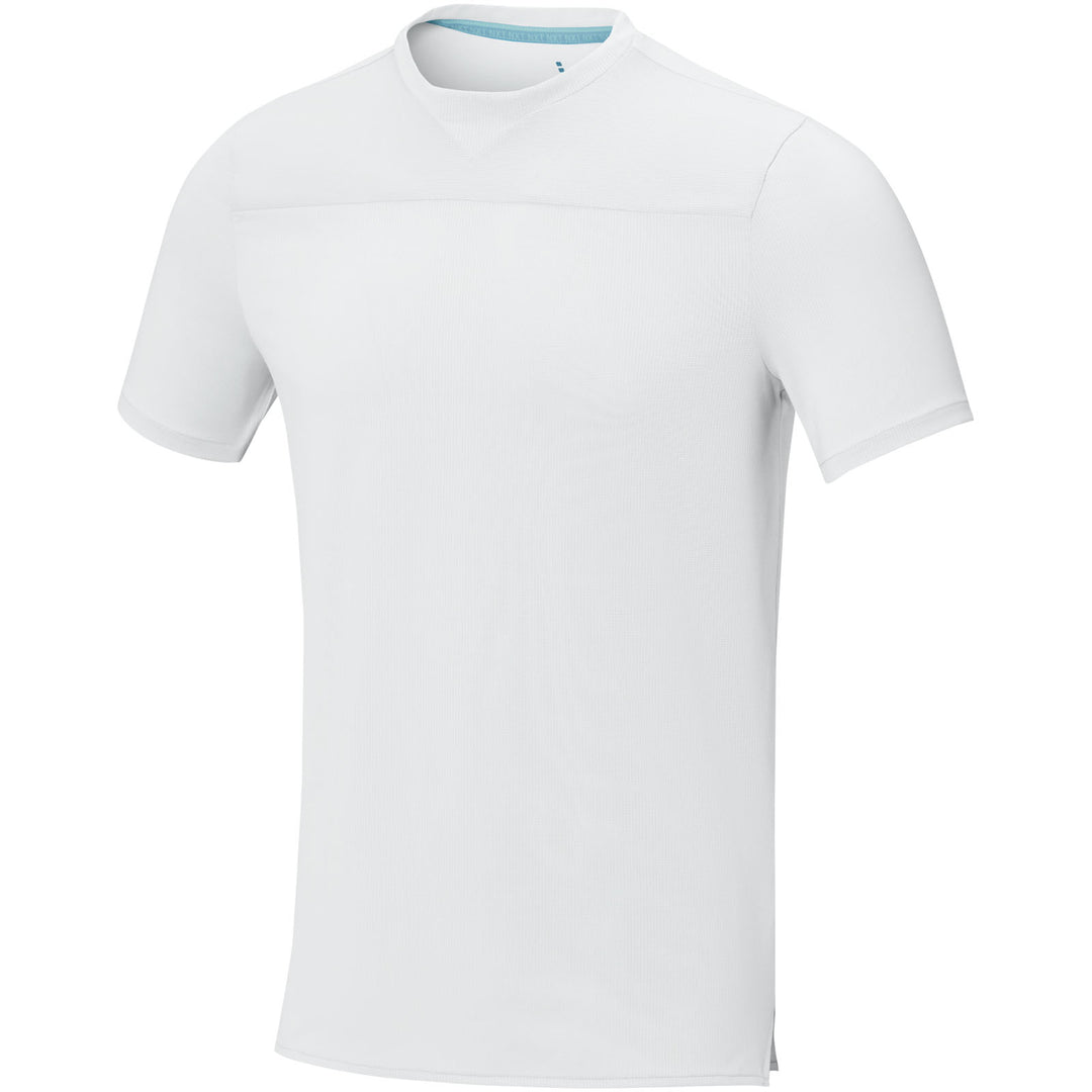 Borax 160 g/m² kortærmet cool fit T-shirt med V-hals i genanvendt GRS til mænd