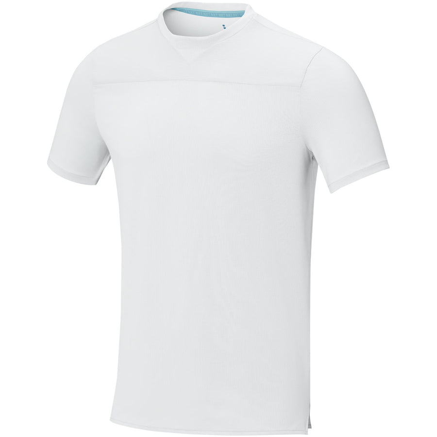 Borax 160 g/m² kortærmet cool fit T-shirt med V-hals i genanvendt GRS til mænd