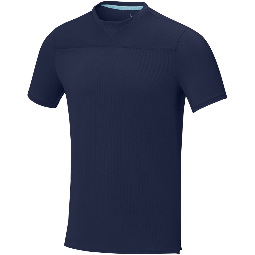 Borax 160 g/m² kortærmet cool fit T-shirt med V-hals i genanvendt GRS til mænd