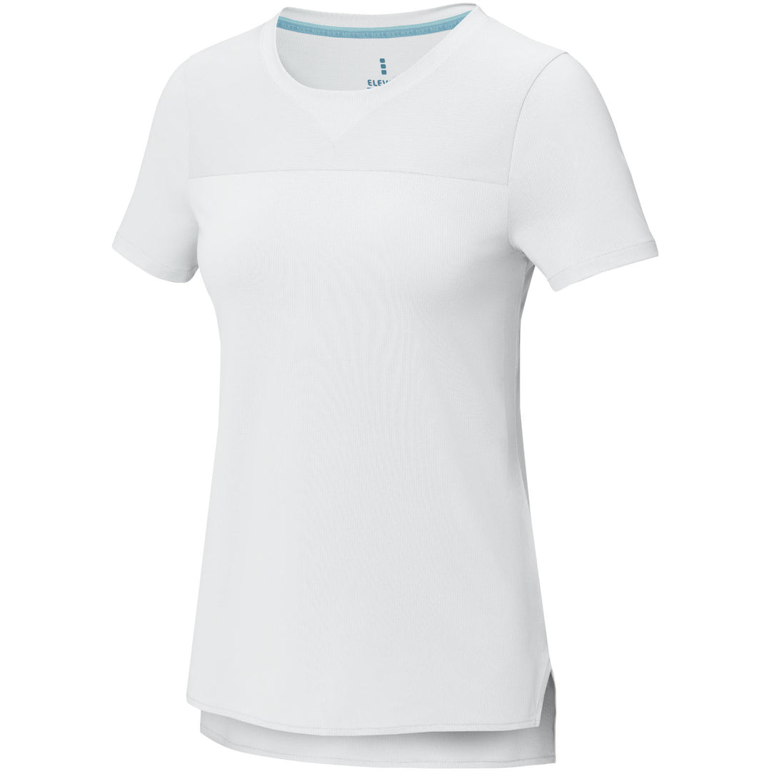 Borax 160 g/m² kortærmet cool fit T-shirt med V-hals i genanvendt GRS til kvinder