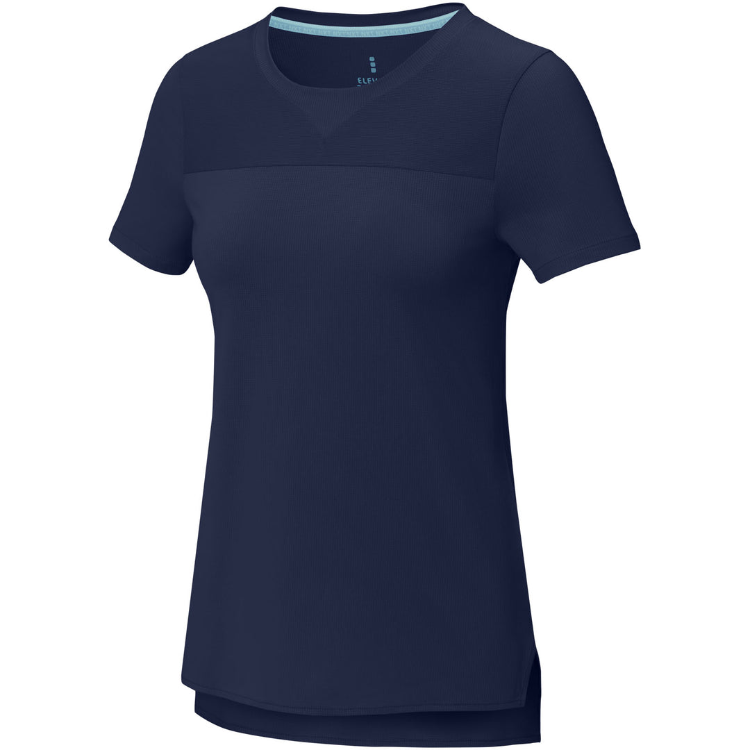 Borax 160 g/m² kortærmet cool fit T-shirt med V-hals i genanvendt GRS til kvinder