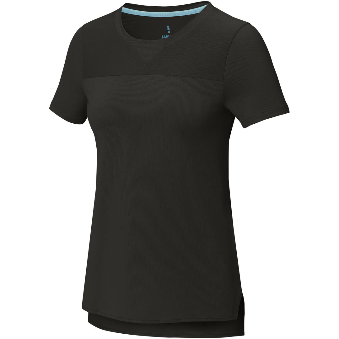 Borax 160 g/m² kortærmet cool fit T-shirt med V-hals i genanvendt GRS til kvinder