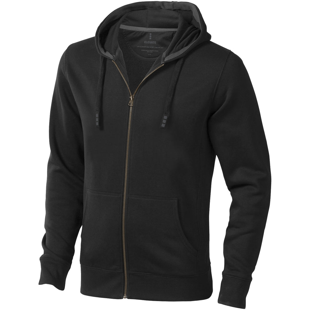 Arora 300 g/m² unisex hættetrøje med gennemgående lynlås