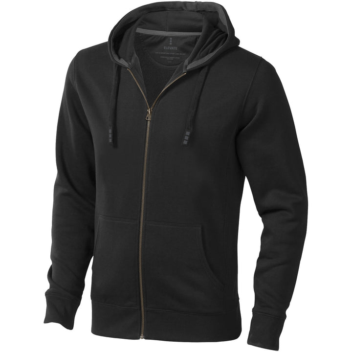 Arora 300 g/m² unisex hættetrøje med gennemgående lynlås