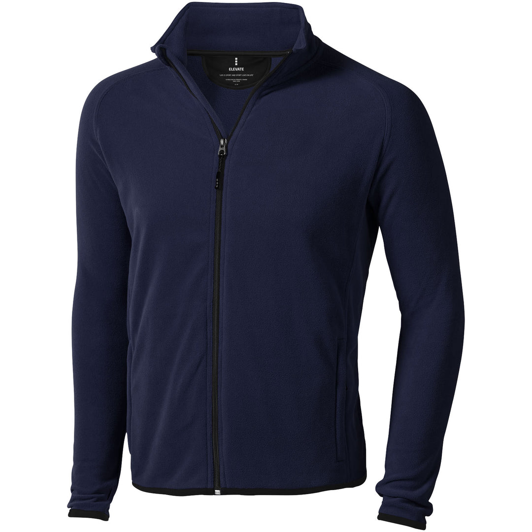 Brossard microfleece jakke med gennemgående lynlås