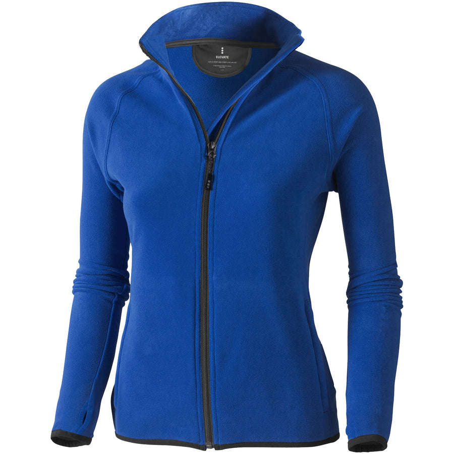 Brossard microfleece dame jakke med gennemgående lynlås