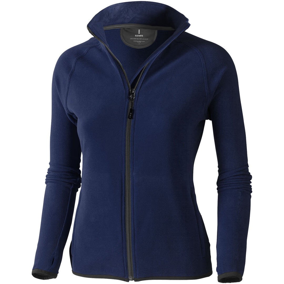 Brossard microfleece dame jakke med gennemgående lynlås