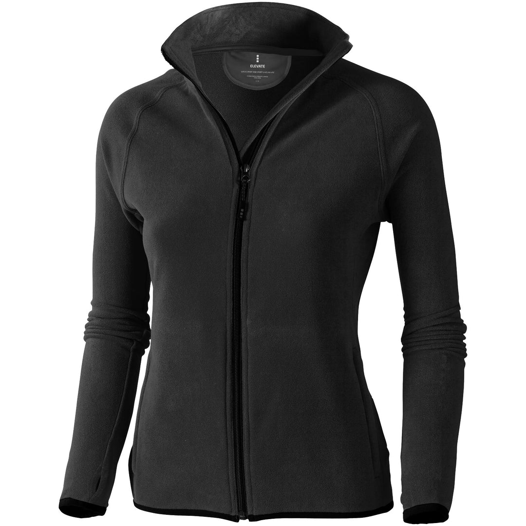 Brossard microfleece dame jakke med gennemgående lynlås