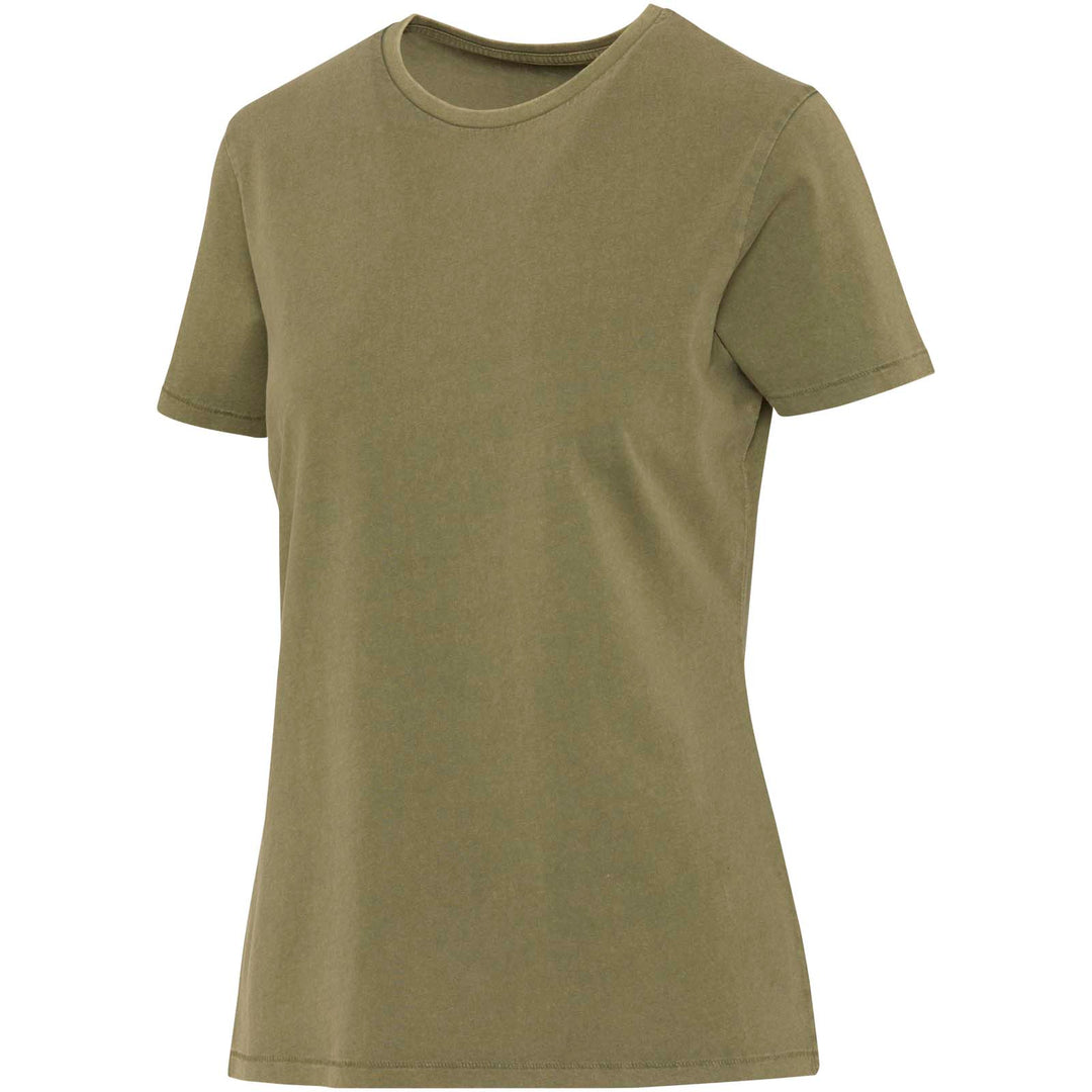 Nanaimo kortærmet, forvasket t-shirt til kvinder 160 g/m2