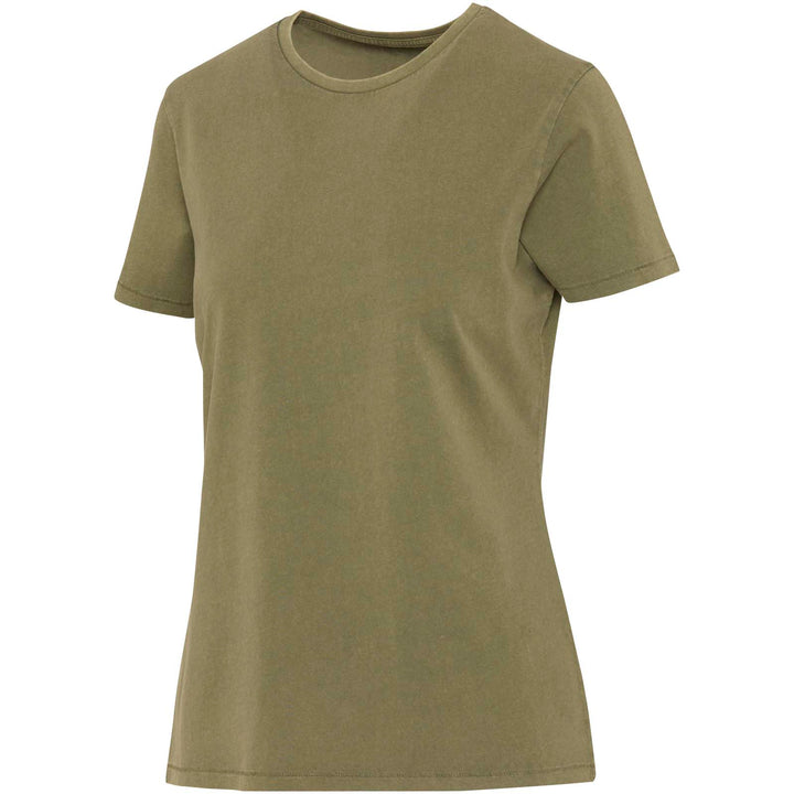 Nanaimo kortærmet, forvasket t-shirt til kvinder 160 g/m2