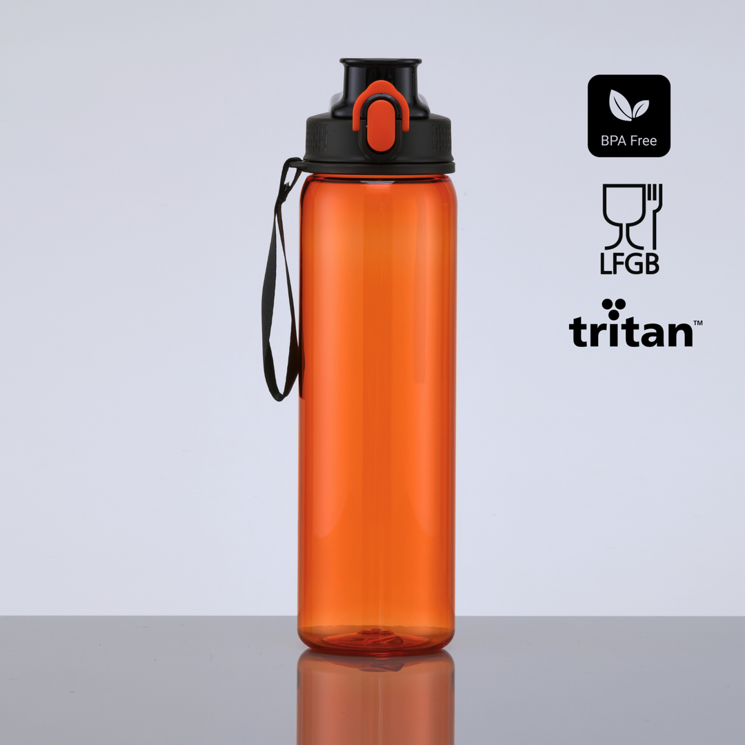 Neon water bottle made from tritan™, 750 ml