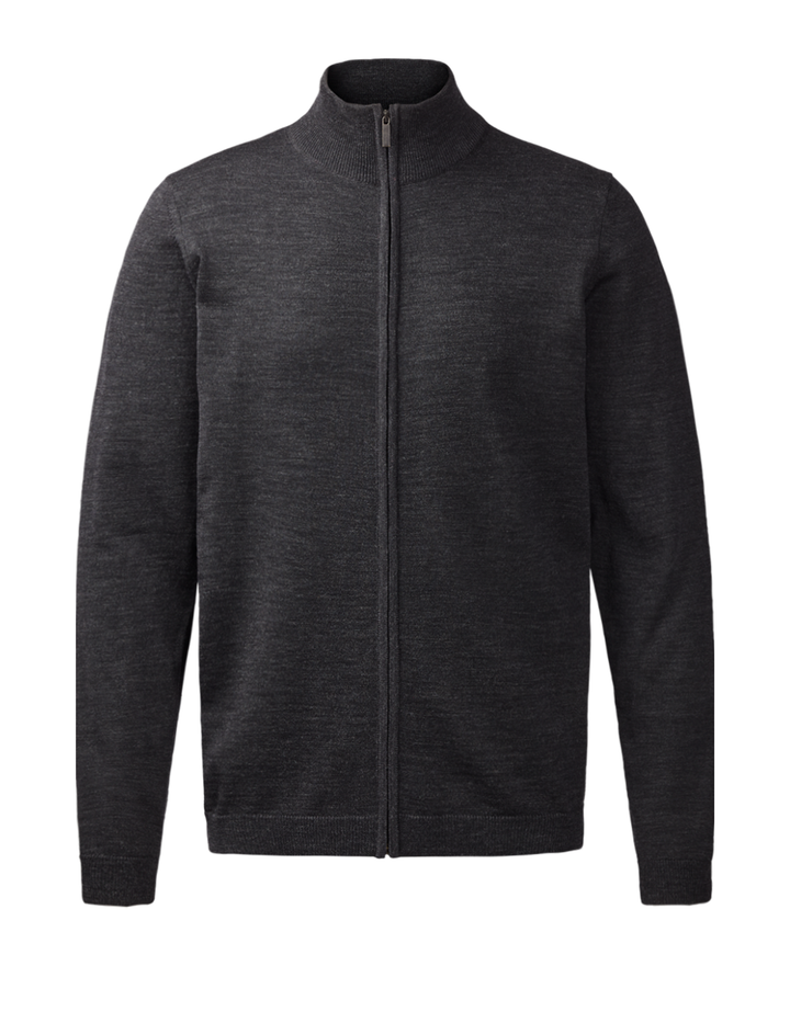 Berlin Cardigan Stand Up Collar Zip