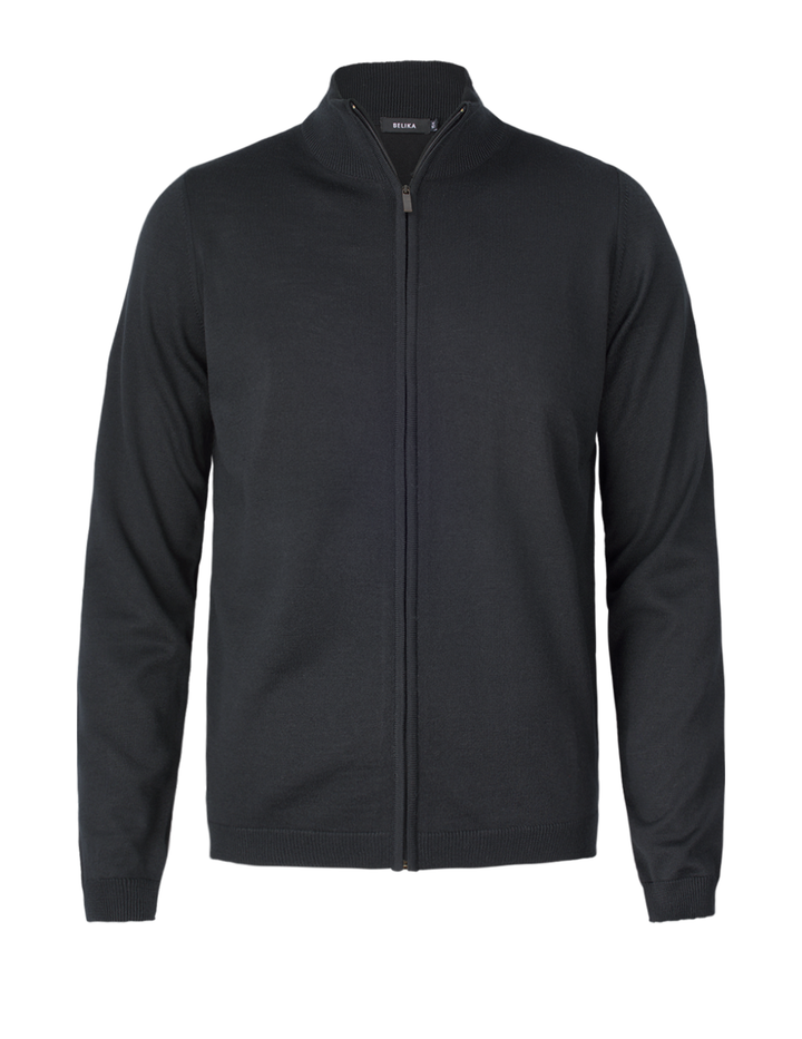 Berlin Cardigan Stand Up Collar Zip