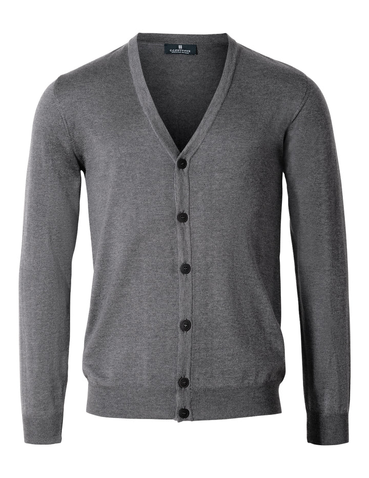 Stockholm Men's Cardigan V Neck Buttons