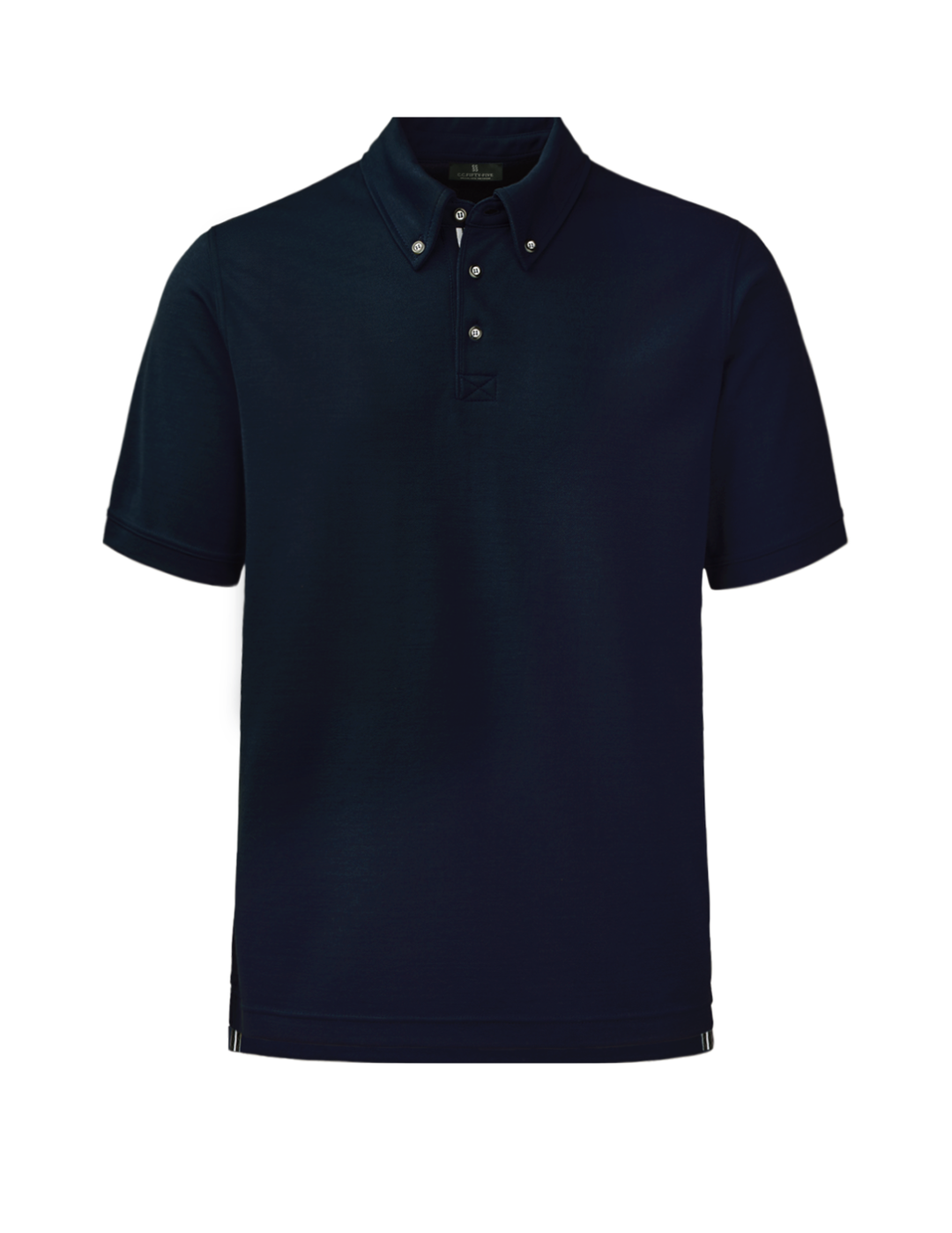 Munich Mens' Polo Striped Placket Button Down SS