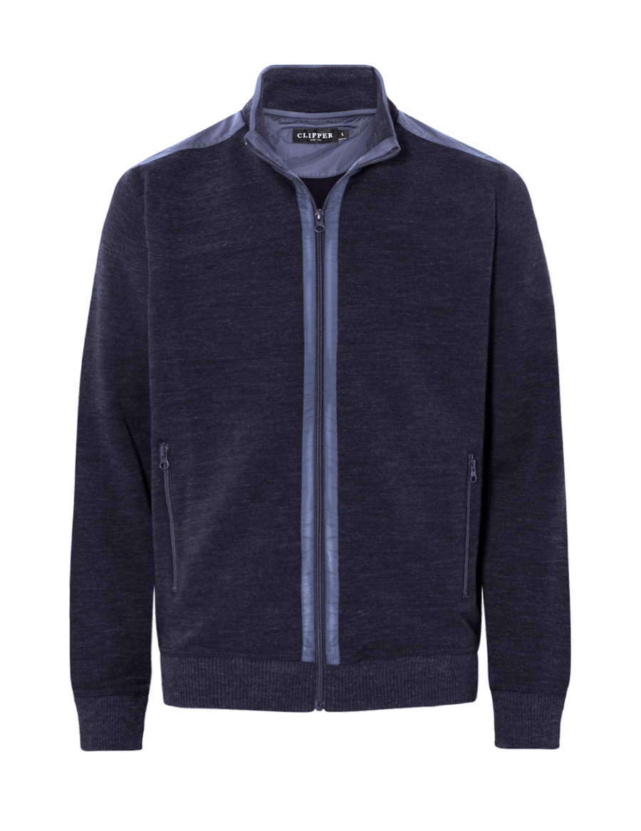 Kilkenny Cardigan Stand up Collar Zip