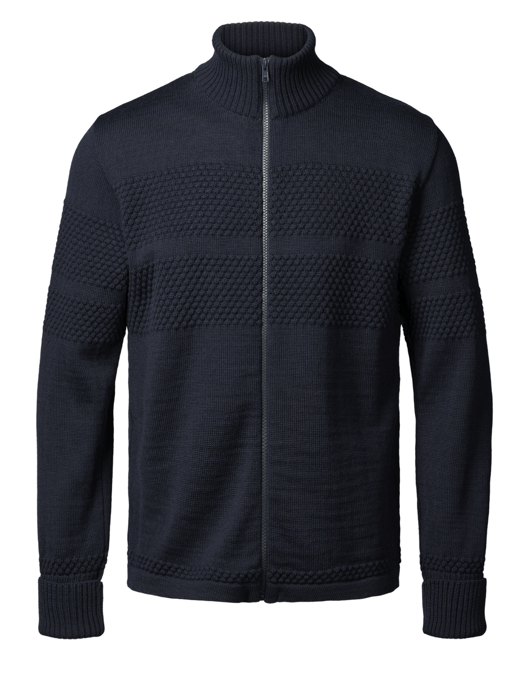 Saltum Cardigan Stand up Collar Zip