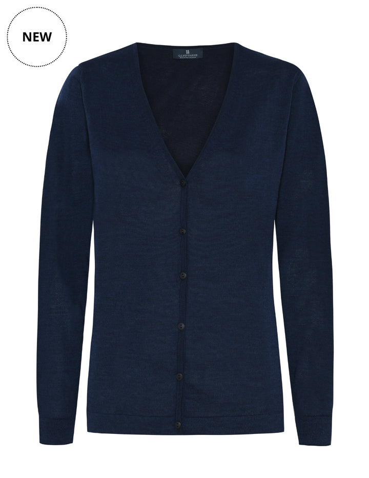 Berlin Women´s Cardigan w. Narrow front panel.