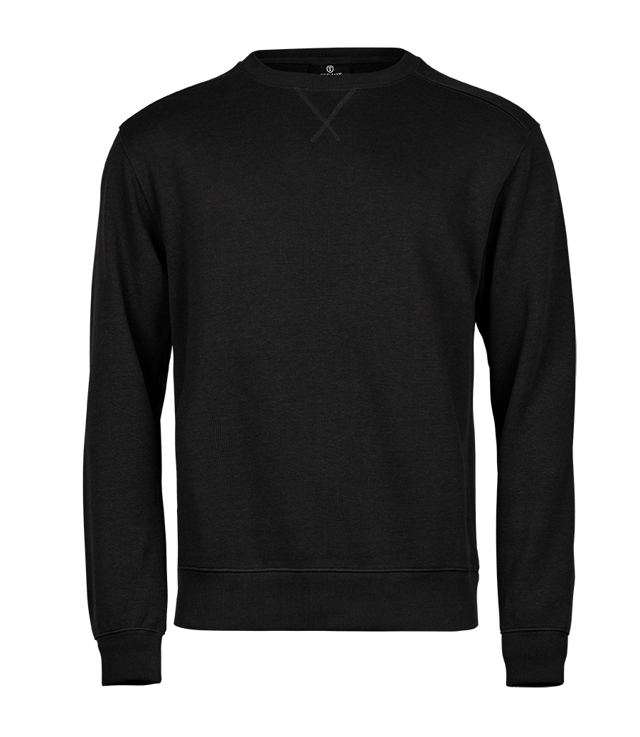 Ribbed Interlock Crew Neck