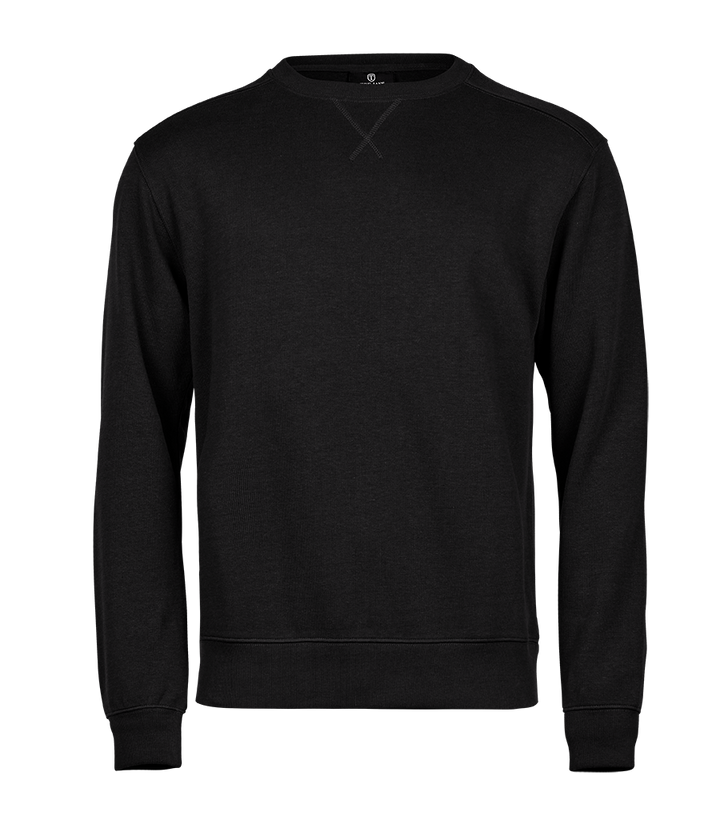 Ribbed Interlock Crew Neck