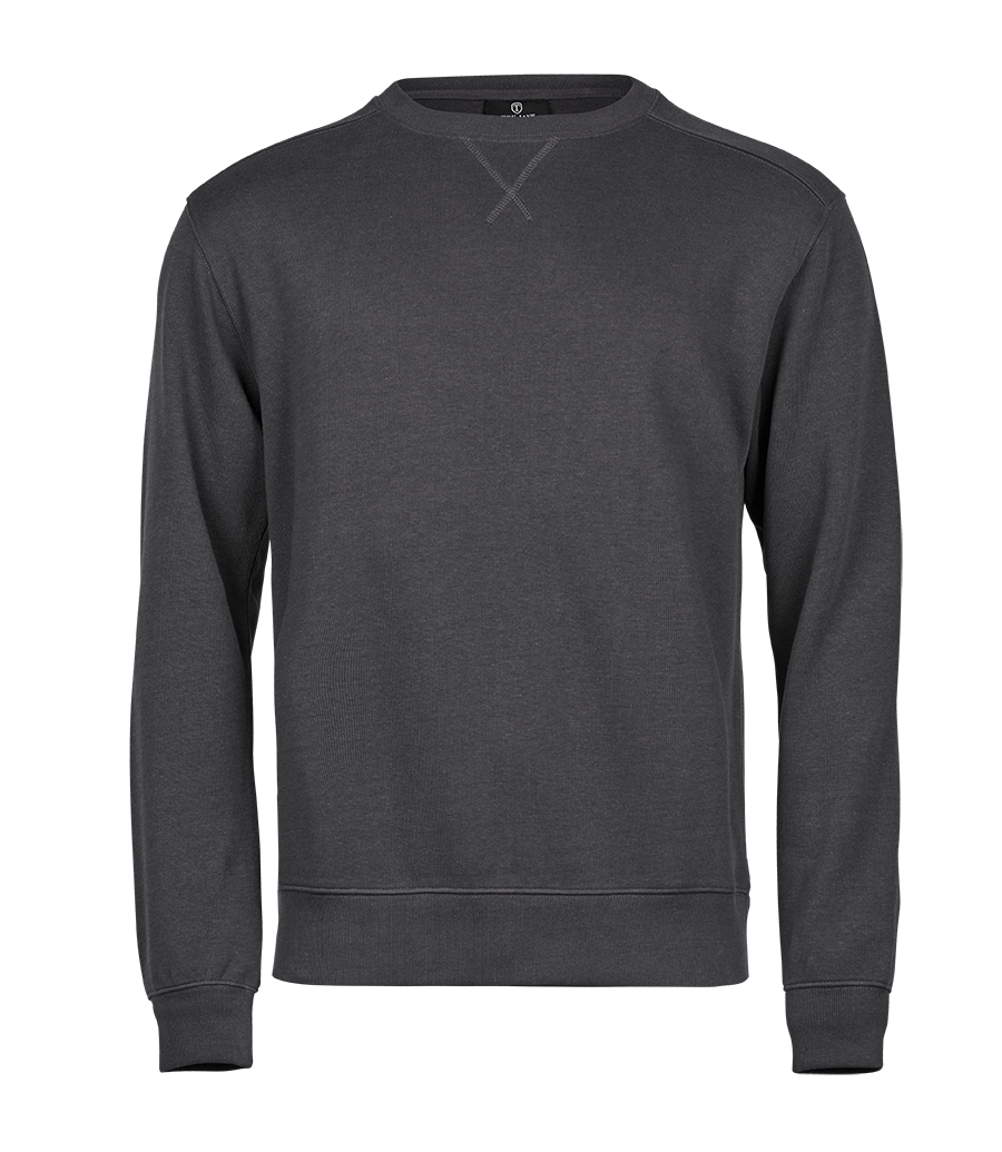 Ribbed Interlock Crew Neck