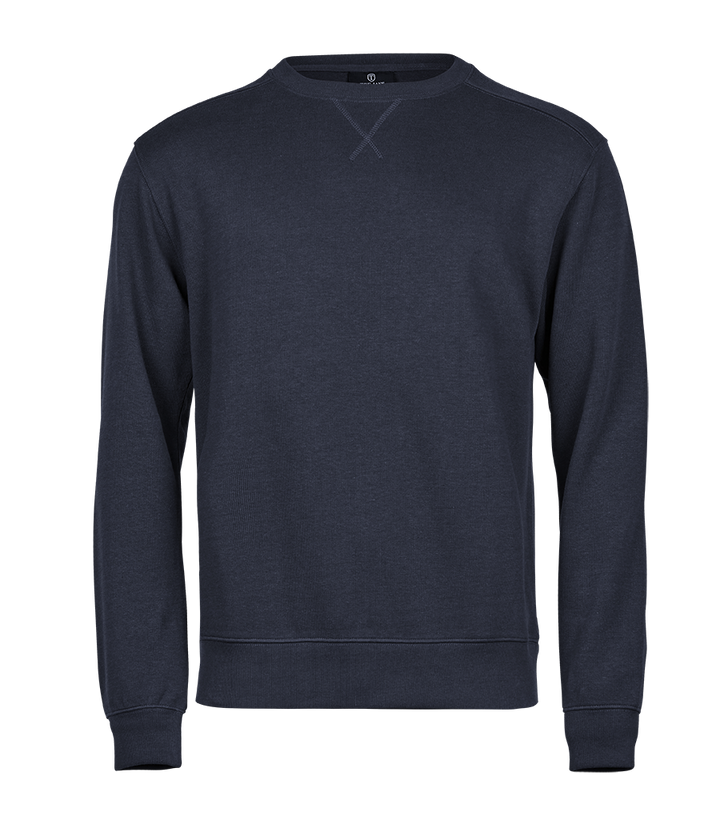 Ribbed Interlock Crew Neck