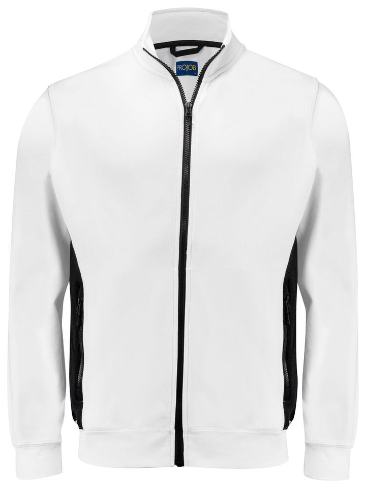 2129 SWEATSHIRT MED GENNEMGÅENDE LYNLÅS