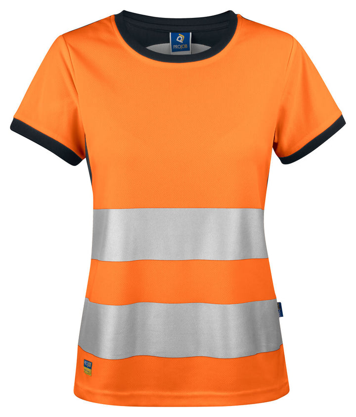 6012 DAME T-SHIRT EN ISO 20471 KLASSE 2/1
