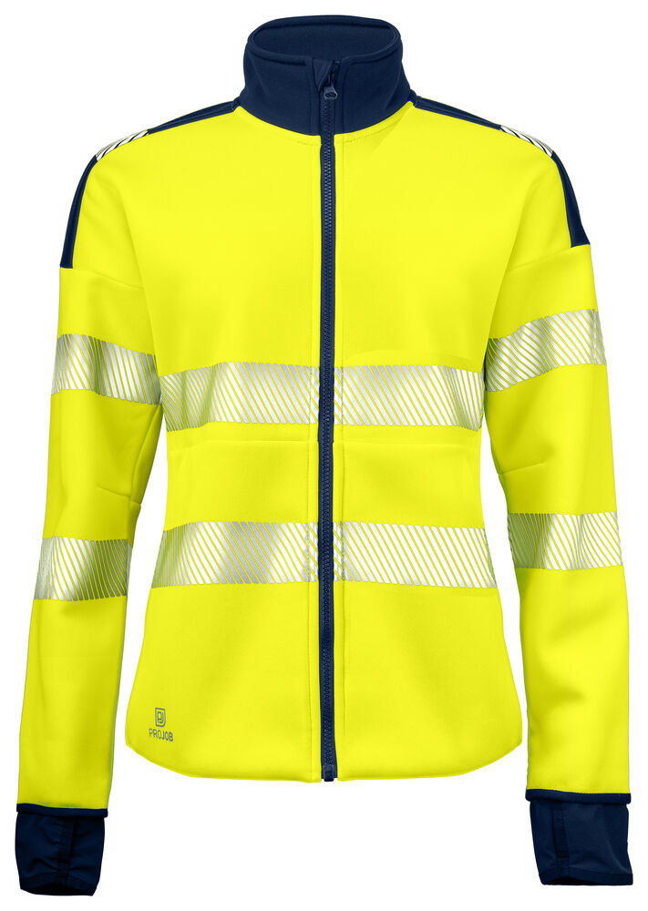 6111 SWEATSHIRT EN ISO 20471 KLASSE 3/2, DAMEMODEL