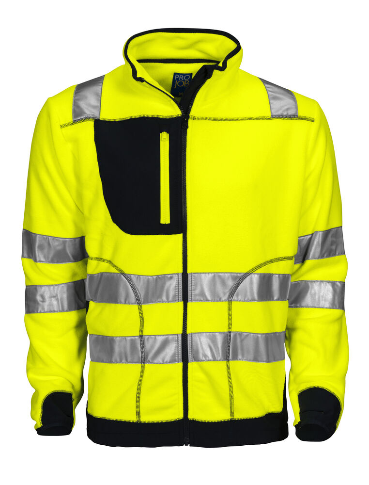 6303 FLEECE JAKKE EN ISO 20471 KLASSE 3/2