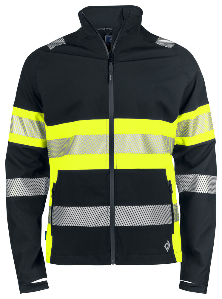 6442 JAKKE I STRETCHMATERIALE EN ISO 20471 KLASSE 1