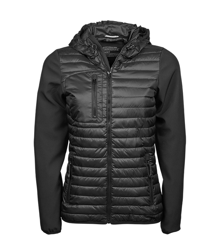 Women's Hooded Crossover Jacket