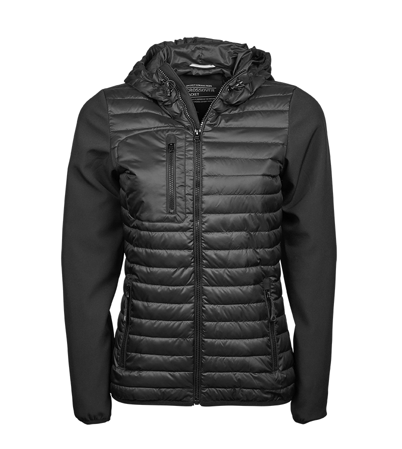 Women's Hooded Crossover Jacket