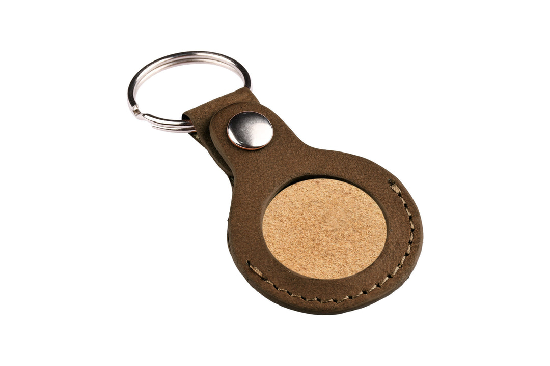 Airtag nøglering C-2284 - Dark brown