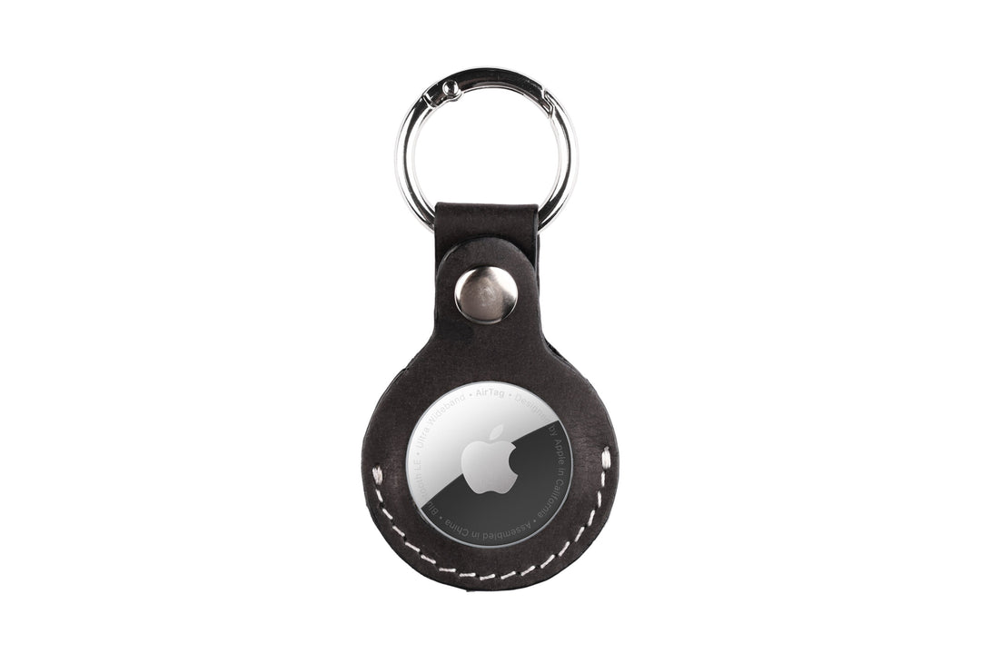 Airtag nøglering C-2284 Push ring - Black