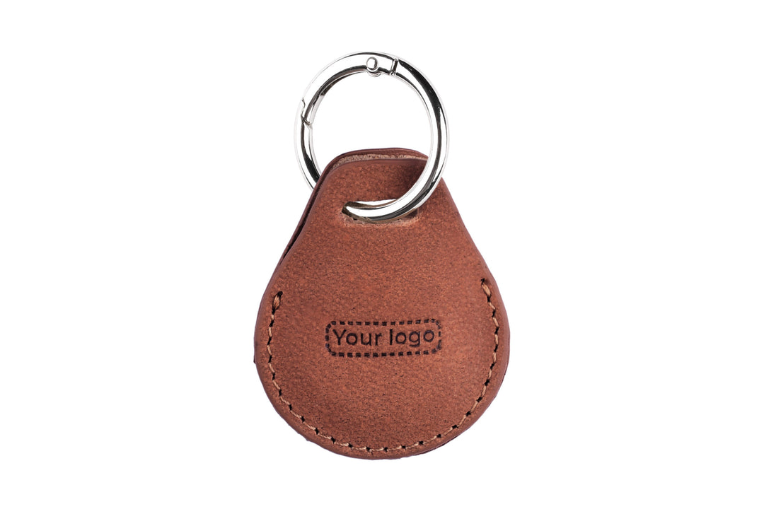 Airtag nøglering C-2290 Push ring - Mocca